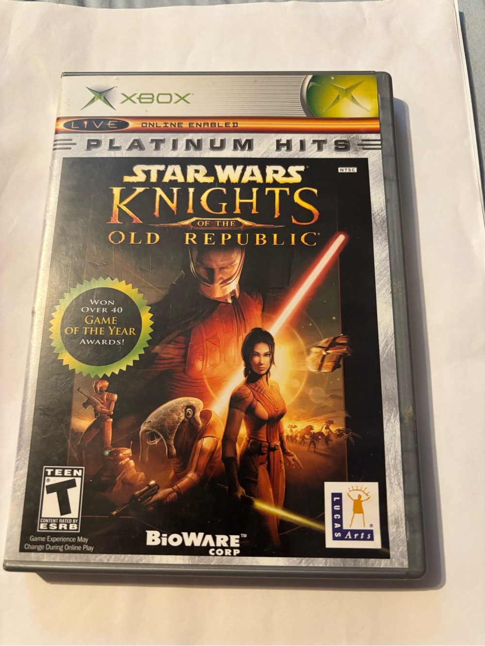 Xbox Star Wars: Knights of the Old Republic Platinum Hits CIB